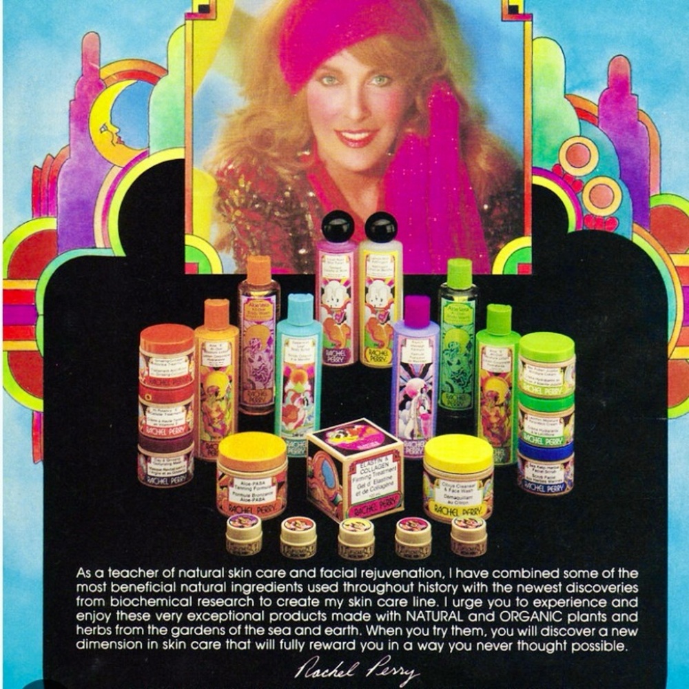 Collectible Pop Art Labels VTG Rachel Perry Spearmint Leaf Revitalizing Lotion A - Picture 2 of 16